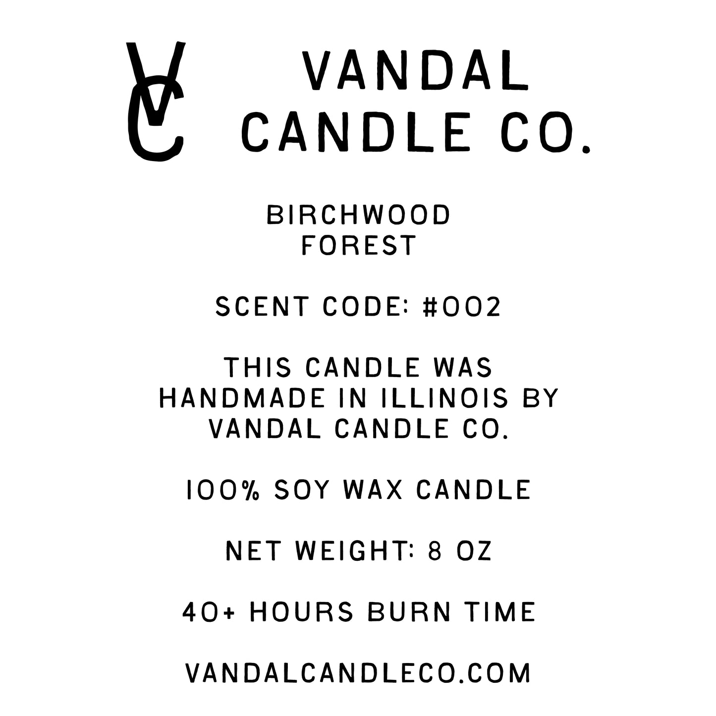 Birchwood Forest | Soy Wax Candle | 8 oz